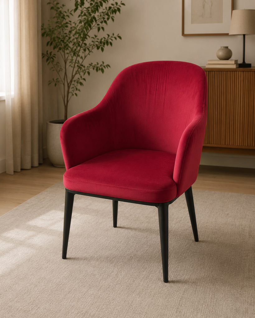 Modern Velvet Accent Chair