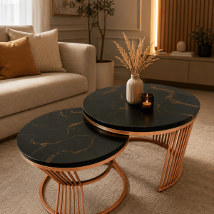 Classic Metal Cross-Back Dining Chair