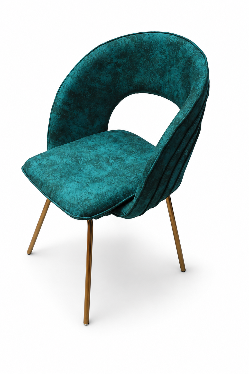 Teal Velvet Accent Chair - Image 2