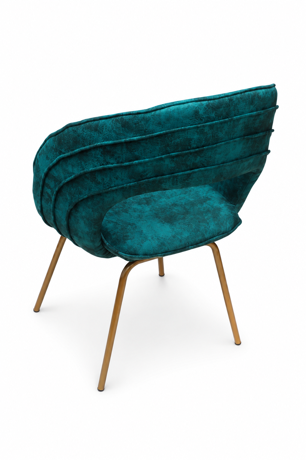 Teal Velvet Accent Chair - Image 3